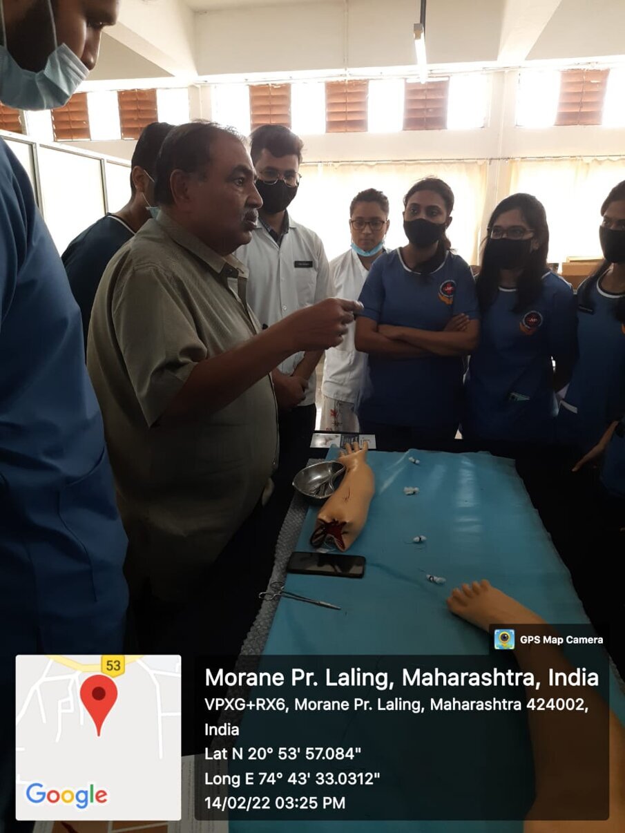 Fig 4. Basic suturing workshop