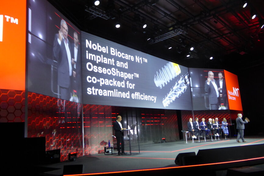 Cada implante Nobel Biocare N1 se presentará en un estuche que contendrá también la fresa quirúrgica llamada OsseoShaper.