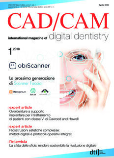 CAD/CAM Italy No. 1, 2018 CAD/CAM Italy No. 1, 2018