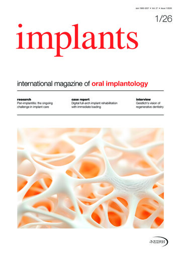 implants international No. 1, 2026