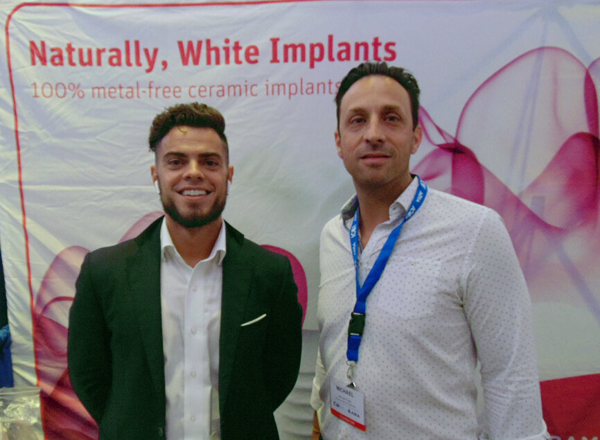 Alex Martins, left, and Michael Foley of Zeramex By Emerginova. (Photo: Fred Michmershuizen/DTA)