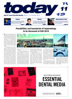 today EAO Vienna, Oct. 11, 2018 today EAO Vienna, Oct. 11, 2018