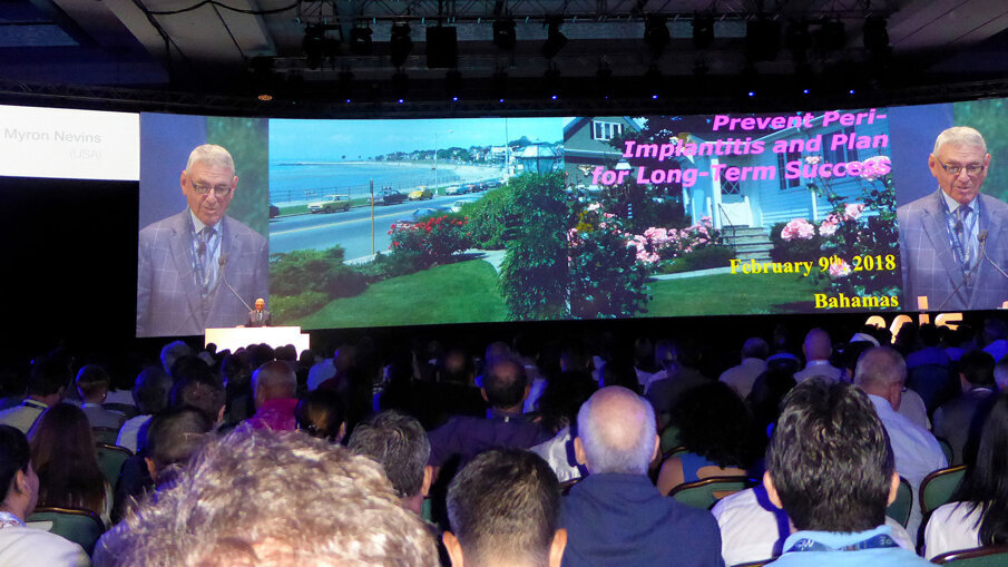 The long experience of Myron Nevins led him to present a seemingly simple concept: prevention of peri-implantitis leads to success.