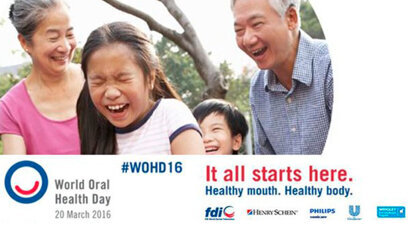 Le celebrazioni della Giornata Mondiale della Salute Orale 2016