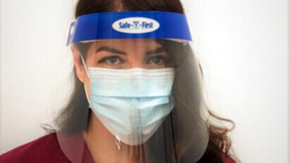 Safe-T-First face shields