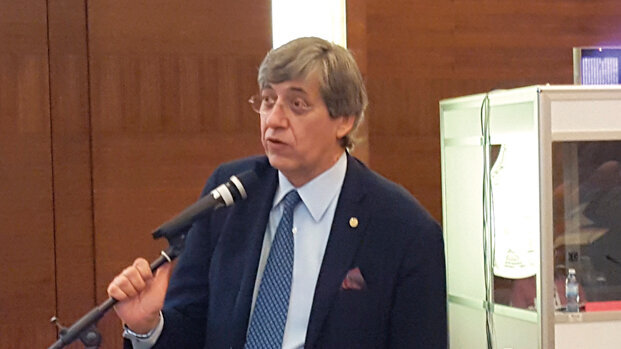 Bartolomeo Griffa, eletto Tesoriere ERO, accenna a comuni problematiche europee