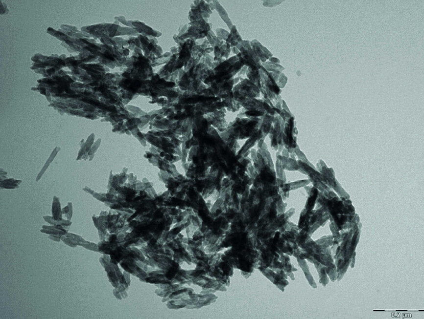 Fig 2b : image MET sous un grossissement de 68 000 fois