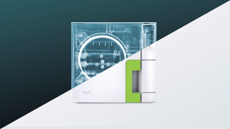 Incredible inside. Incredible outside. Ready for the future with the new Lara sterilizer