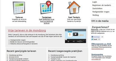 Online tarieven vergelijken voorlopig illusie