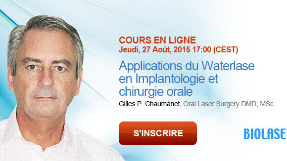 Webinaire « Applications du Waterlase en Implantologie et chirurgie orale »