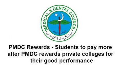 PMDC Rewards – Students to pay more after PMDC rewards private colleges for their good performance