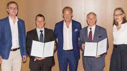 MedUni Wien: Ehrentitel an Prof. Sculean und Prof. Redl verliehen