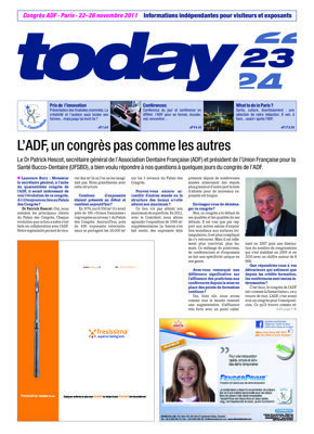 today ADF Paris 23 Nov. 2011 today ADF Paris 23 Nov. 2011