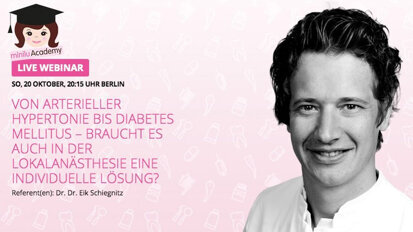 Minilu präsentiert Webinar über dentale Lokalanästhesie Minilu präsentiert Webinar über dentale Lokalanästhesie
