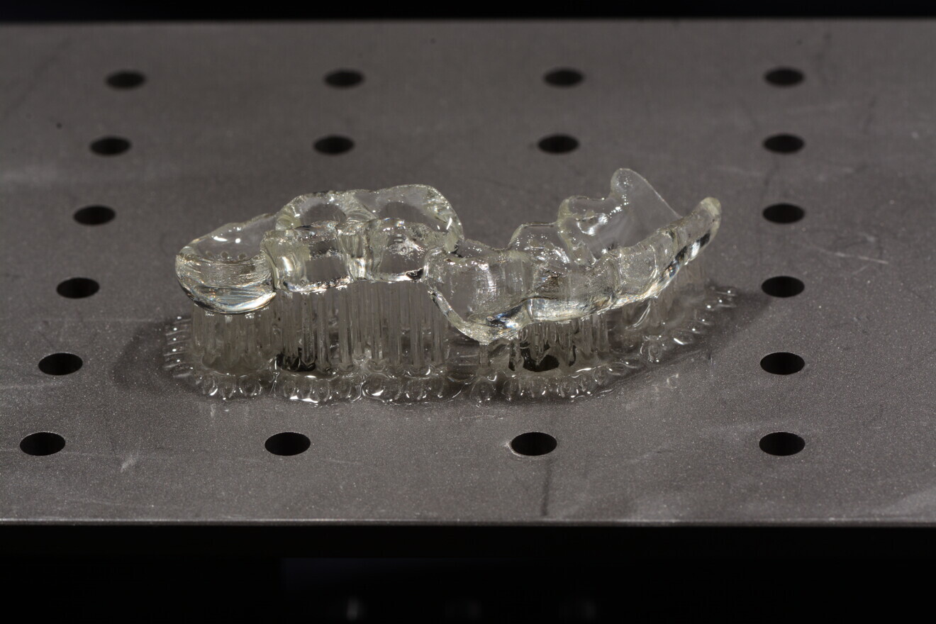 Fig. 5: Surgical guide printed from V-Print SG.