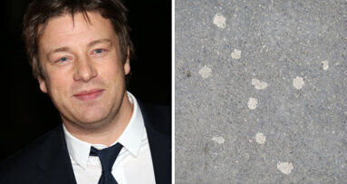 Jamie Oliver calls for ban on chewing gum in public
