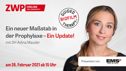 Live-Tutorial am 26. Februar: Ein neuer Maßstab in der Prophylaxe Live-Tutorial am 26. Februar: Ein neuer Maßstab in der Prophylaxe