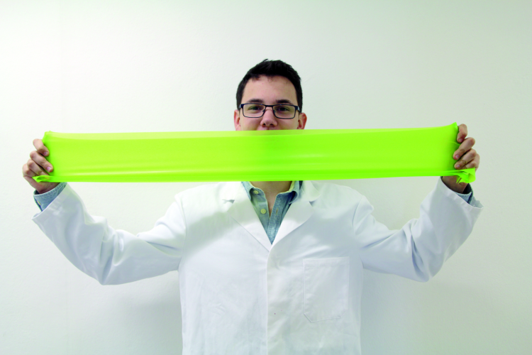 Fig. 1: The best known elastic deformable material.