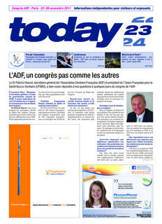 today ADF Paris 23 Nov. 2011 today ADF Paris 23 Nov. 2011