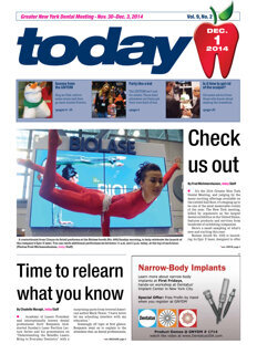 today Greater New York Dental Meeting Dec. 01, 2014 today Greater New York Dental Meeting Dec. 01, 2014