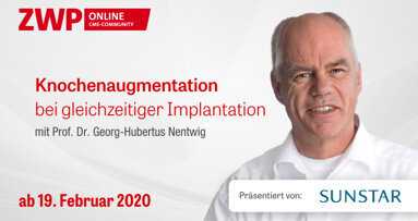 Sunstar OP: Knochenaugmentation bei gleichzeitiger Implantation
