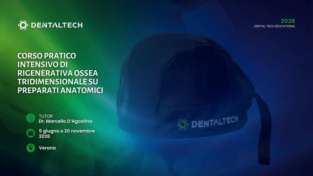 Corso pratico intensivo di rigenerativa ossea tridimensionale su preparati anatomici