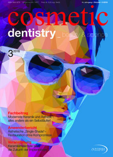 cosmetic dentistry Germany No. 3, 2016 cosmetic dentistry Germany No. 3, 2016