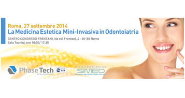Il 27 settembre a Roma il convegno scientifico “La Medicina Estetica mininvasiva in Odontoiatria” organizzato da PhaseTech in collaborazione con SIMEO