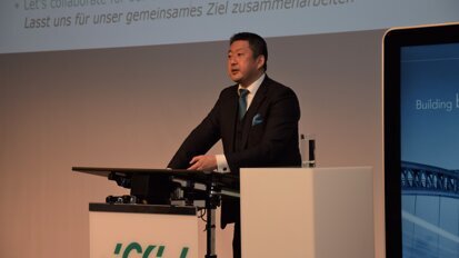 Dr Kiyotaka Nakao, President and CEO GC Cooperation (Photograph: Monique Mehler, DTI)