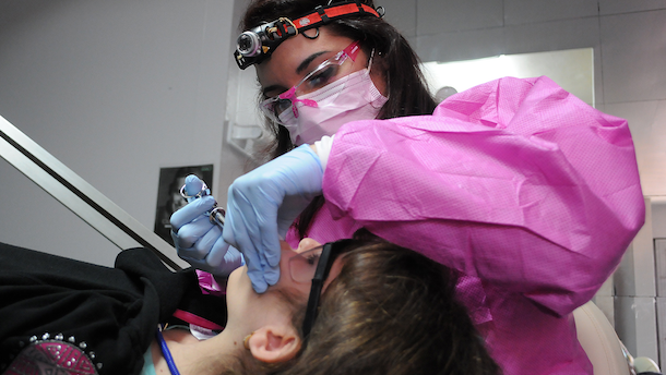 Una odontóloga que supera todos los retos
