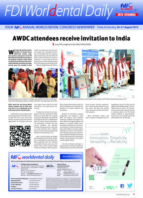 World Dental Daily Istanbul 2013, 30 August World Dental Daily Istanbul 2013, 30 August