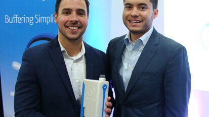 Erick Brito, left, and Ryan Vet of Anutra.