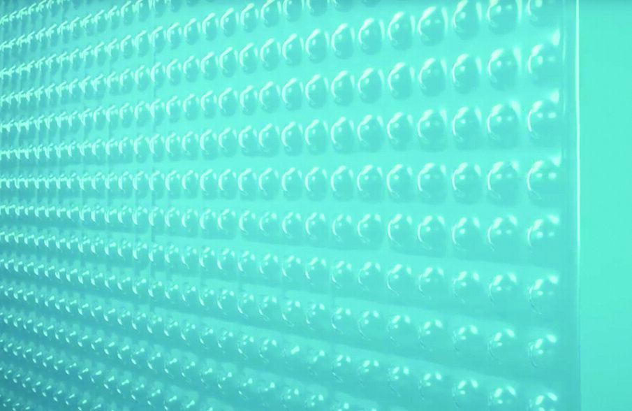 Fig. 8. Ten times magnification view of the uniform surface of the printed TruGEN aligner material.