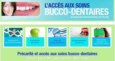 Un site internet pour l'accès aux soins dentaires des personnes démunies