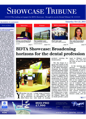 today Showcase Tribune BDTA Birmingham 22 Oct. 2011 today Showcase Tribune BDTA Birmingham 22 Oct. 2011