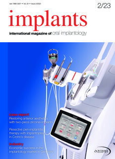 implants international No. 2, 2023 implants international No. 2, 2023