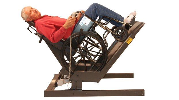 Versatilt lets wheelchair patients recline in comfort
