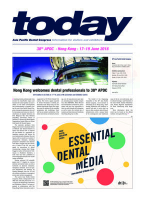 today APDC Hong Kong 2016 today APDC Hong Kong 2016