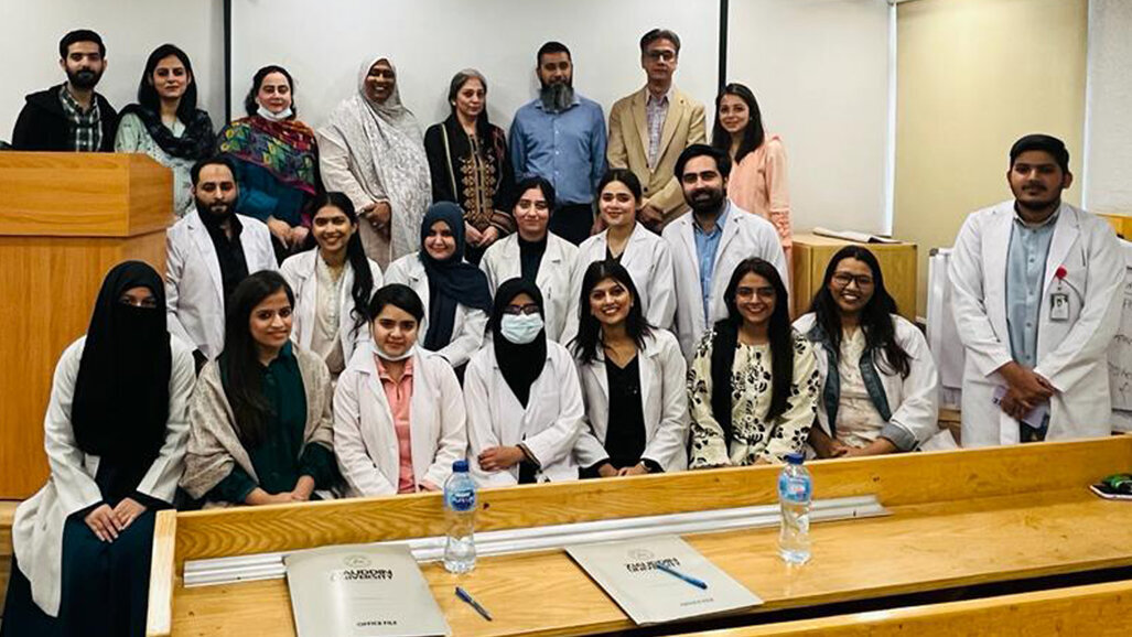 Clinical case contest at Ziauddin Dental College