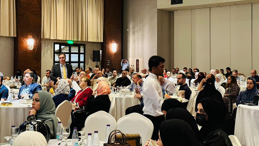 Participants during the lecture of Dr Sabrosa