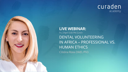 Webinar teaser – Curaden Campus – Dental volunteering in Africa—Professional vs. human ethics