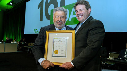 Kess is named an honorary member of ADA