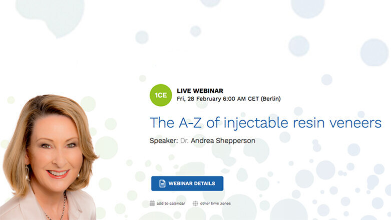 Free webinar focuses on injectable composite resin veneers