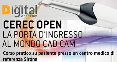 Cerec Open: la porta d’ingresso Sirona al mondo del Cad Cam