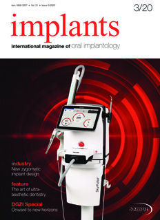 implants international No. 3, 2020 implants international No. 3, 2020
