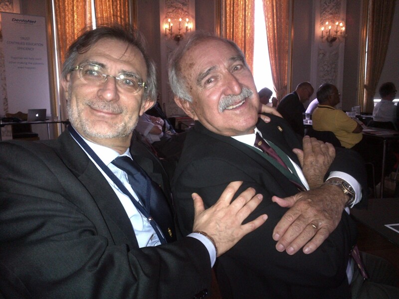 Con orgoglio accanto al Presidente mondiale durante il mio primo meeting dell'ICD.