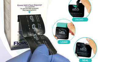 New Safe 'N' Sure dispenser box now available for Phosphor Plate Envelopes