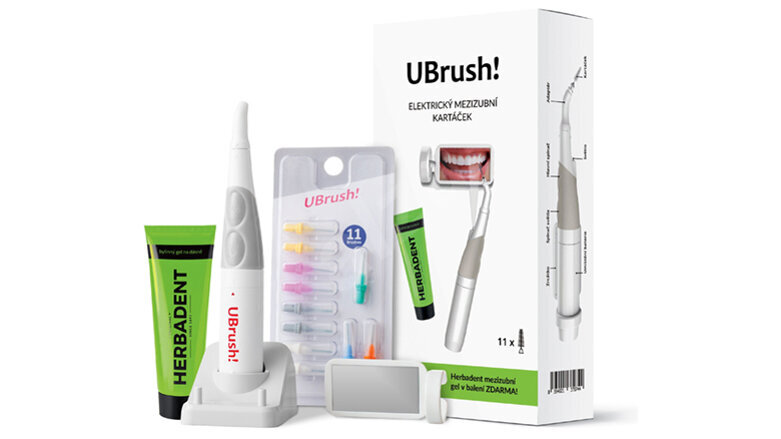 Čištění mezizubních prostor elektricky – UBrush!