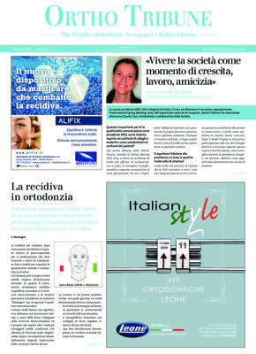 Ortho Tribune Italy No. 1, 2016