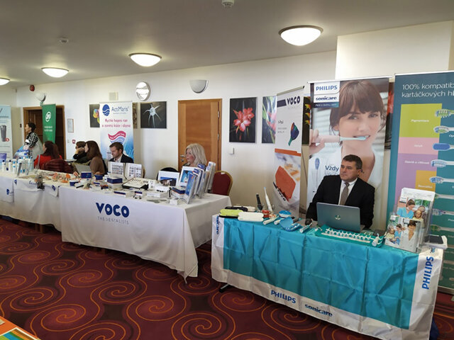Na sympoziu byl samozřejmě věnován prostor také vystavovatelům a sponzorům